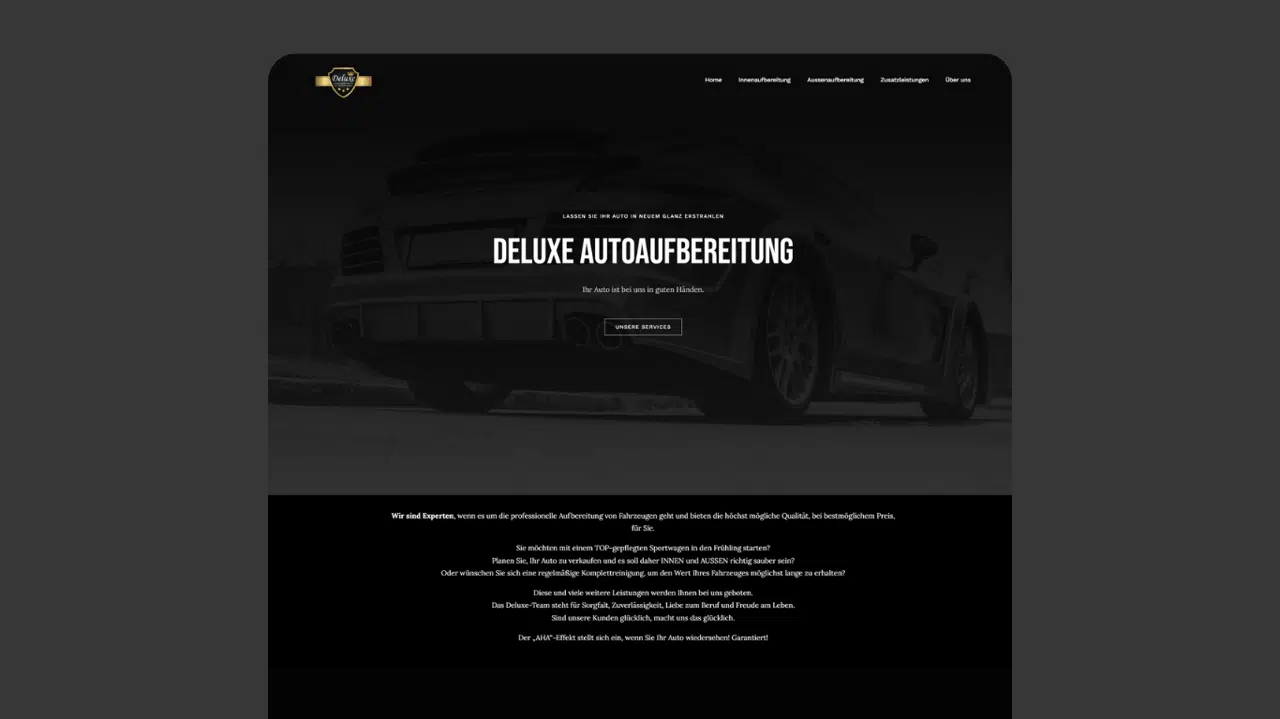 Screenshot deluxeauto.at